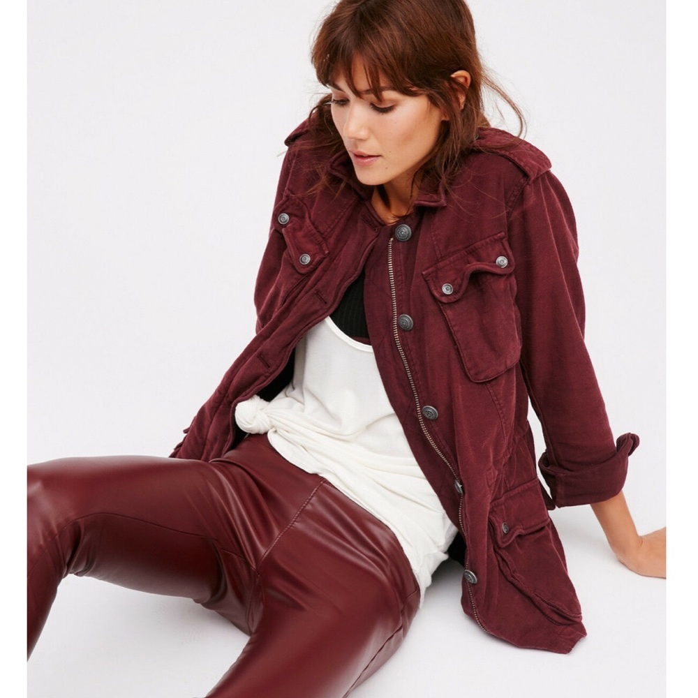 Free People Military Jacket